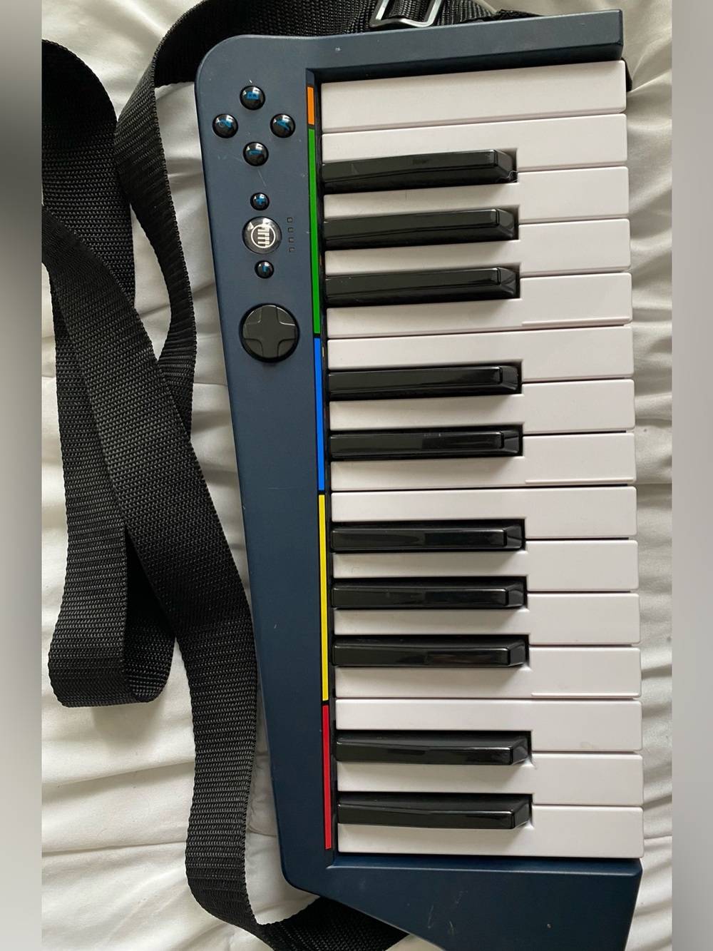 Rock Band 3 Wireless Pro Keyboard Keytar – Mad Catz – Tested & Working